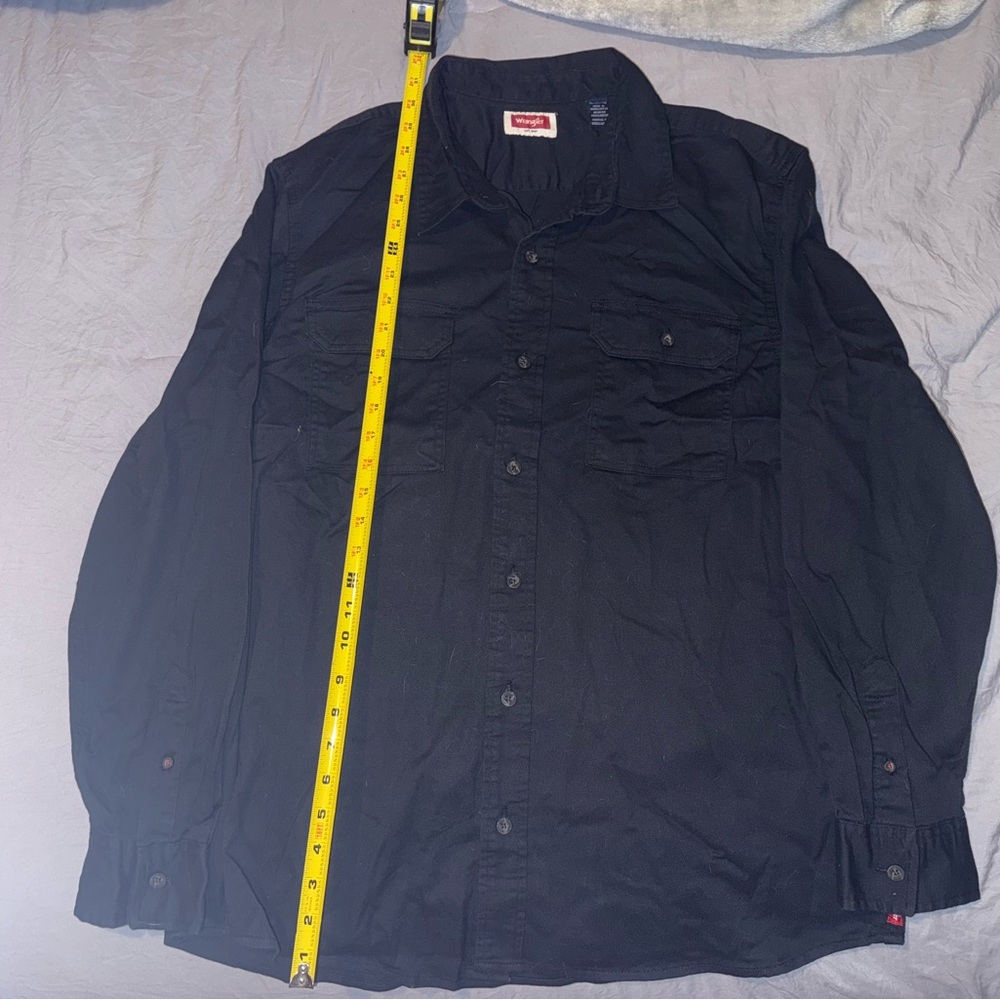 Wrangler Black Lightweight Shirt Jacket